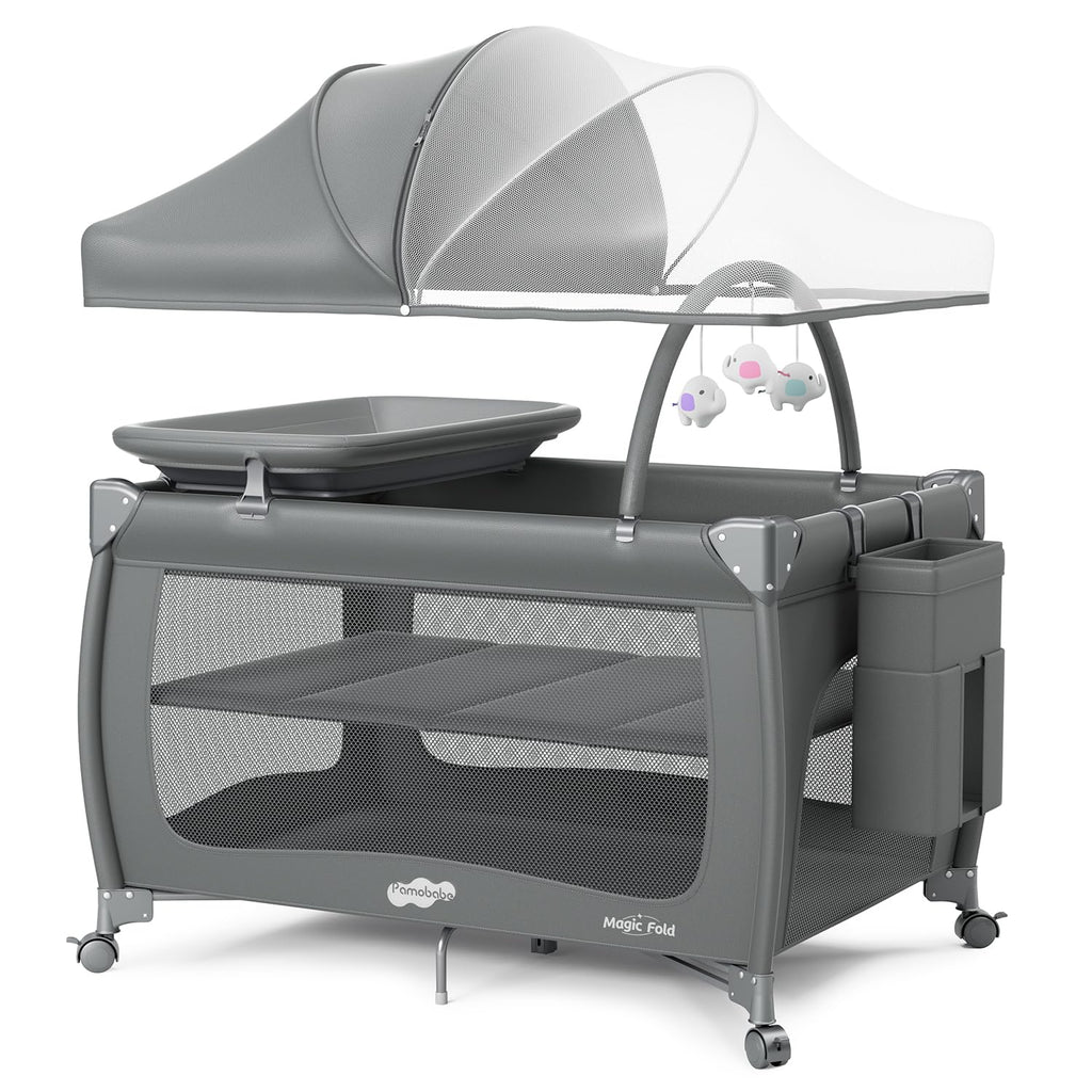 Portable Baby Playpen with Bassinet O79463