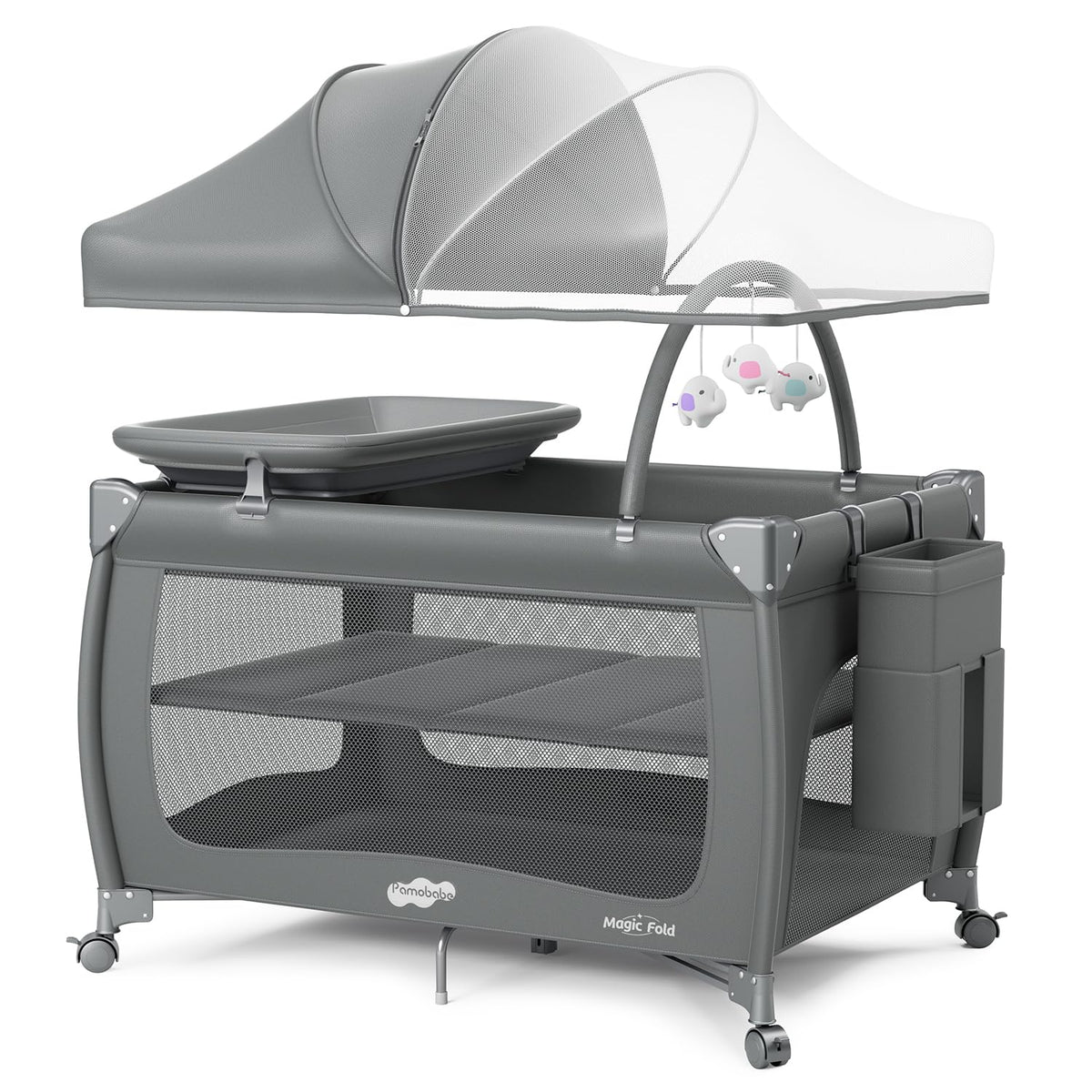 Portable Baby Playpen with Bassinet O79463