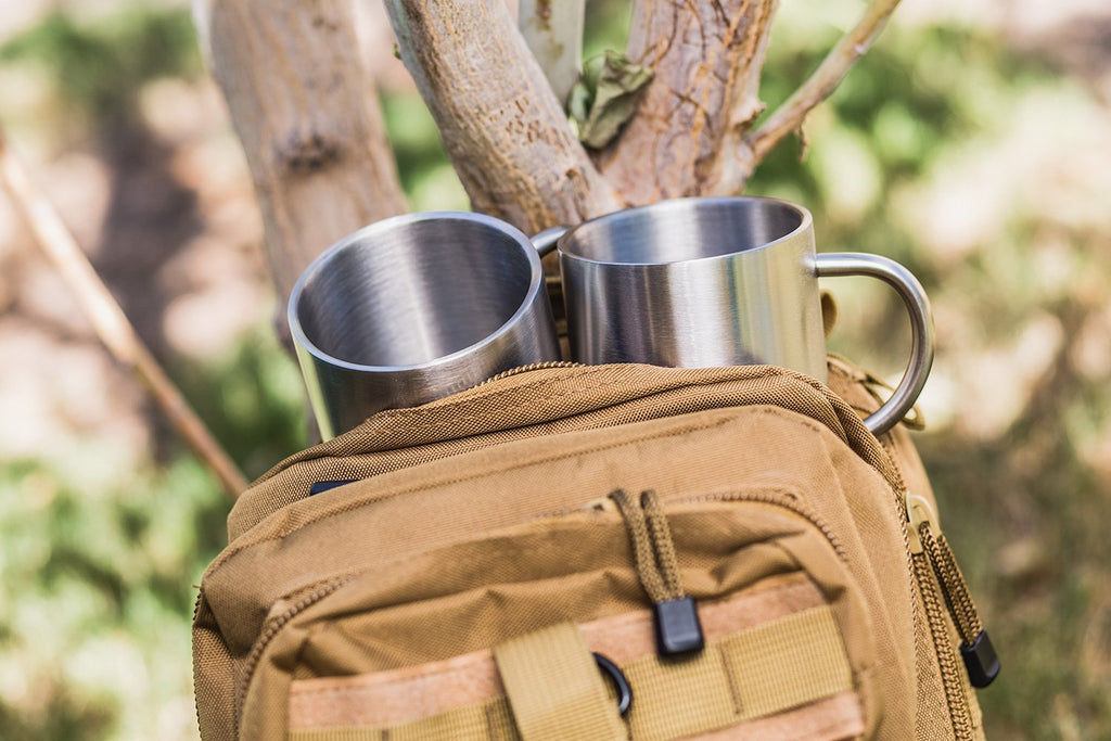 15 oz Double Wall Stainless Steel Insulated Mug Set of 2 U163