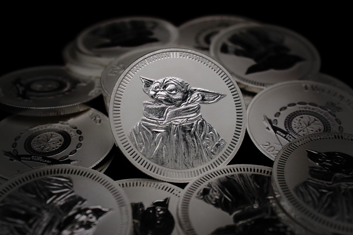 1 oz Silver Star Wars Mandalorian Coin G336983