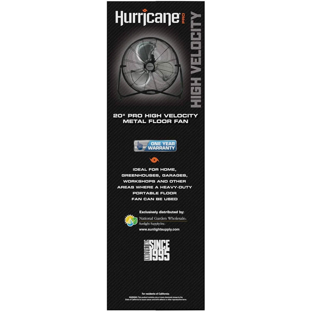 Black 20in 3 Speeds Floor Fan 2 Pack F332