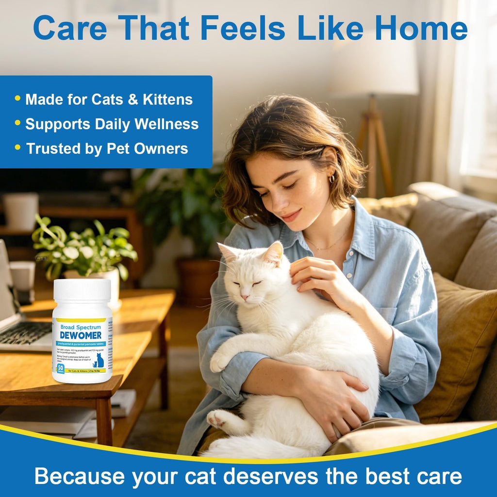 Cat and Kitten Dewormer 50 Tablets P8087