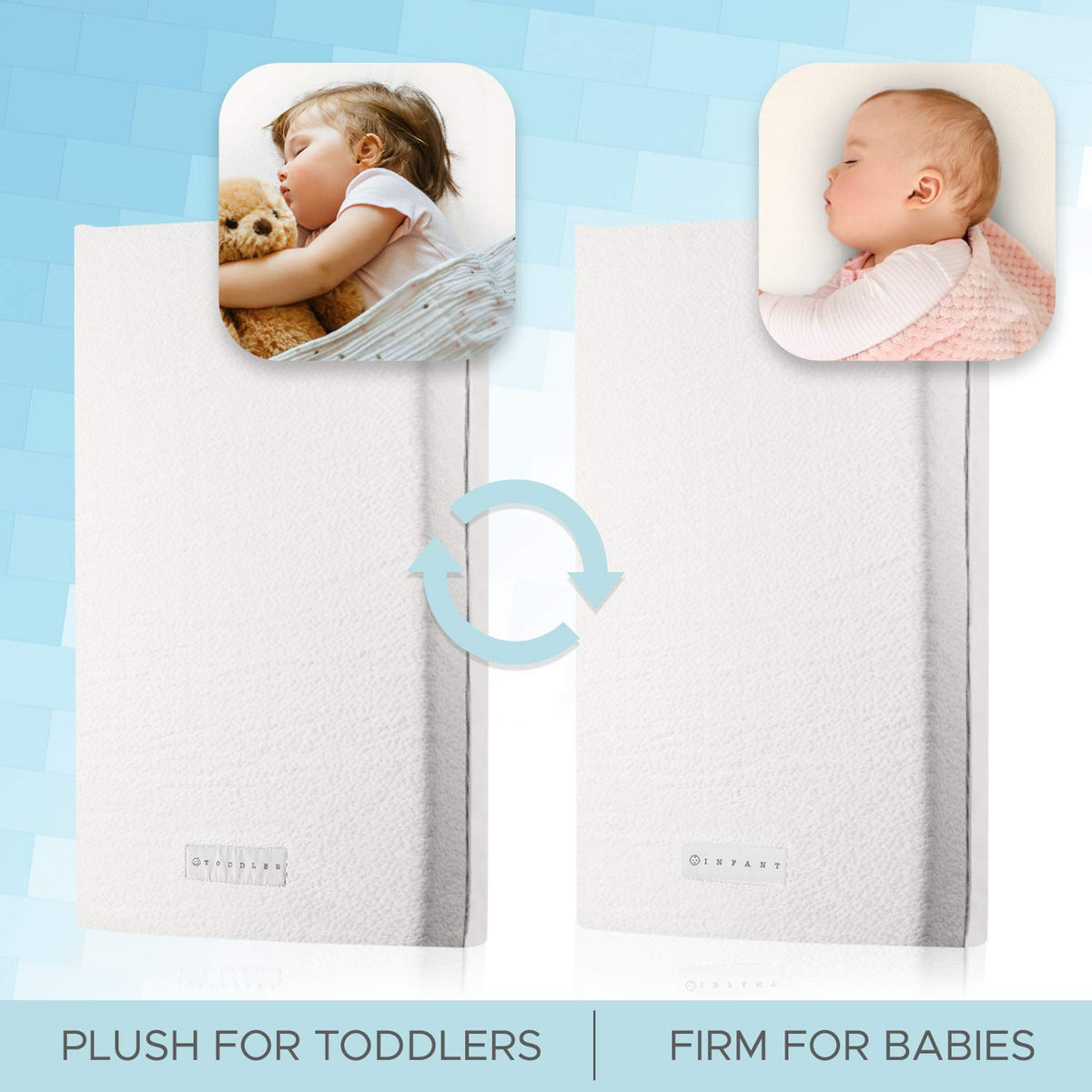 Organic Cotton Dual-Sided Crib Mattress B641