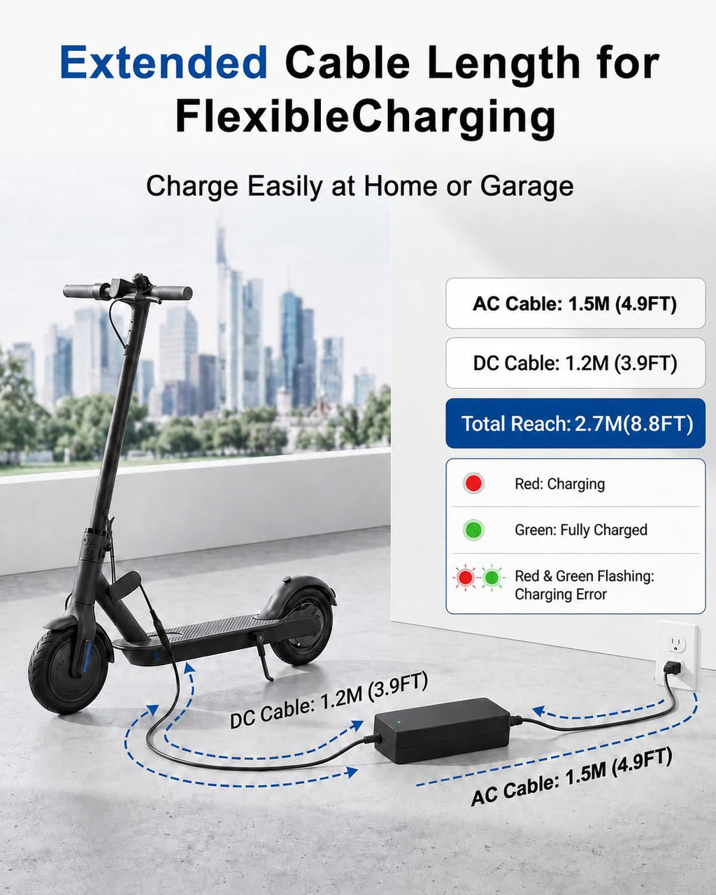 42V 2A Electric Scooter Charger Q799