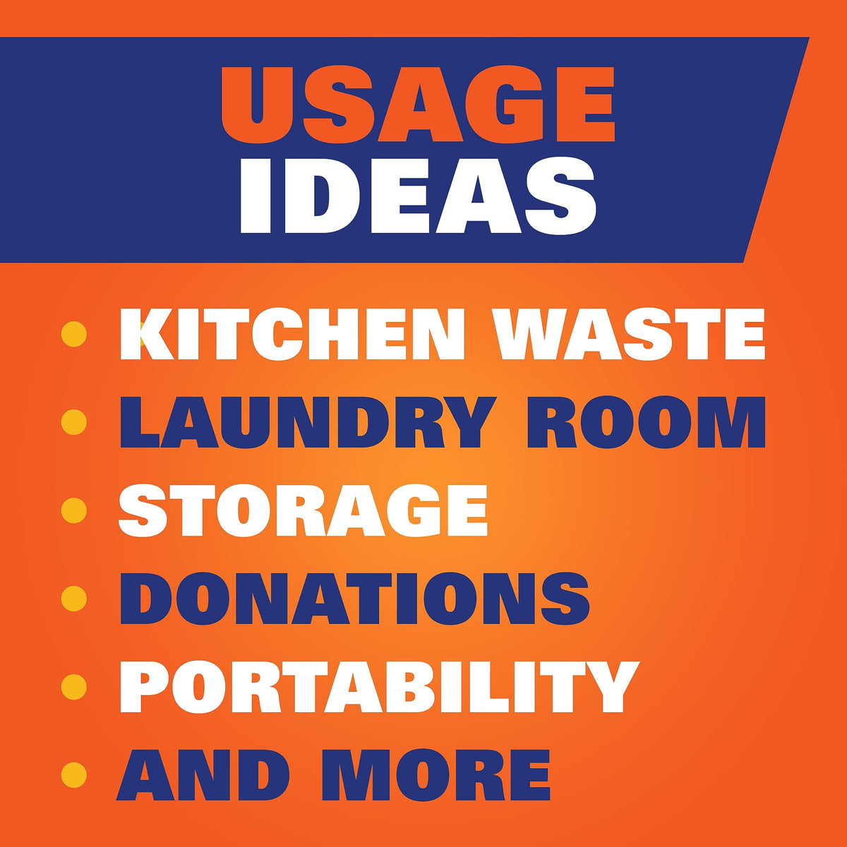 13 Gal White Kitchen Trash Bags 80ct R309299