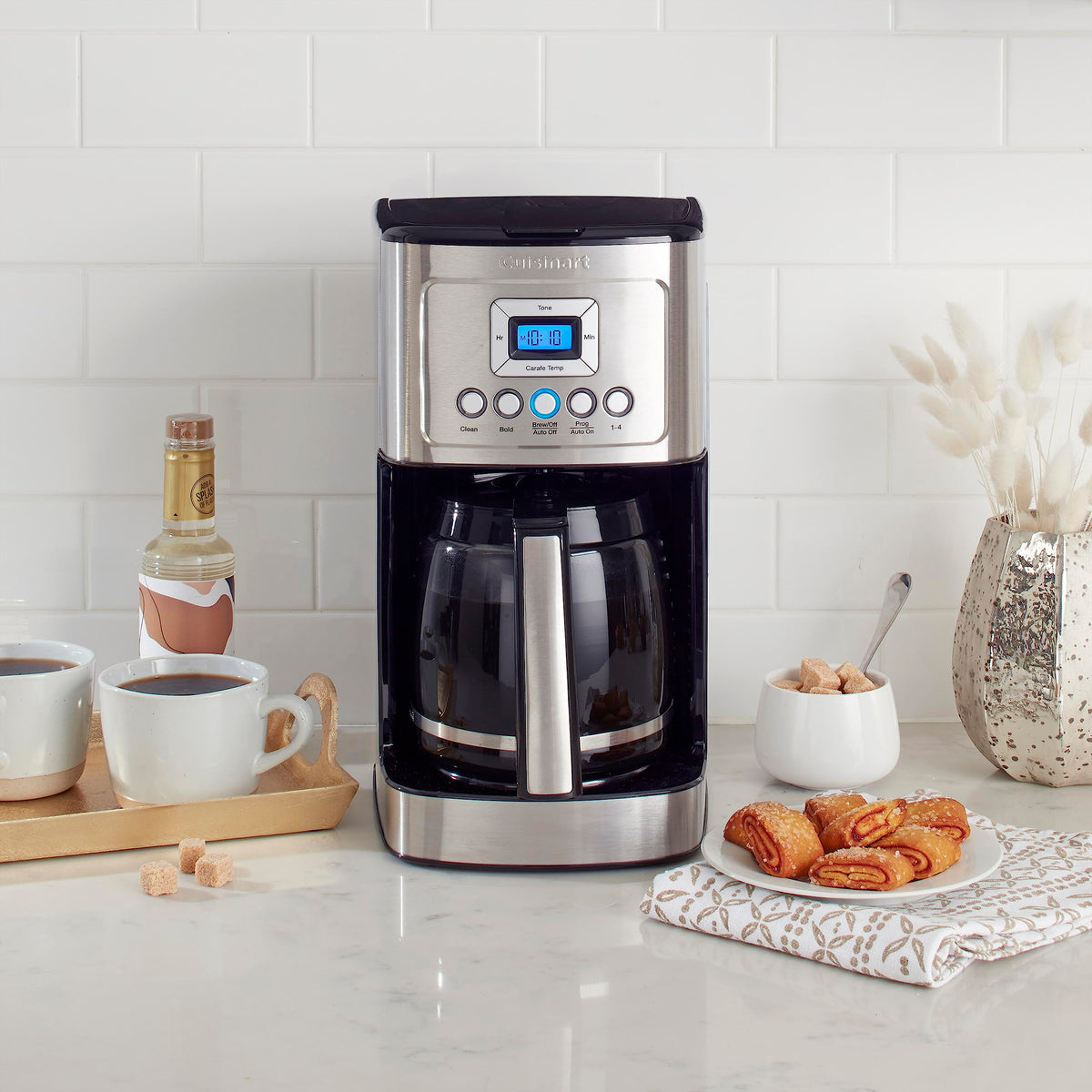 14-Cup Glass Carafe Stainless Steel Coffee Maker S6275