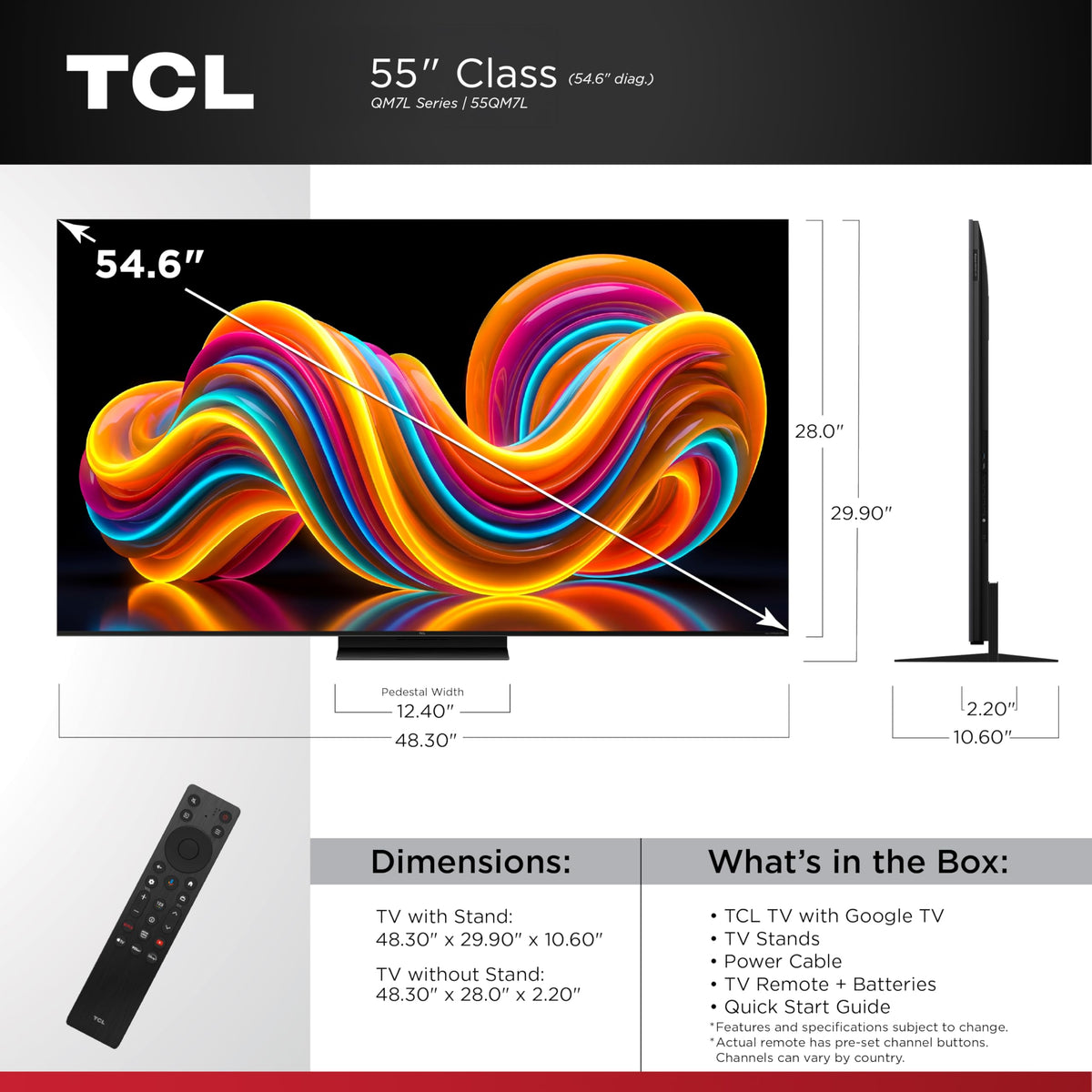 55 Inch QLED Smart TV I348315