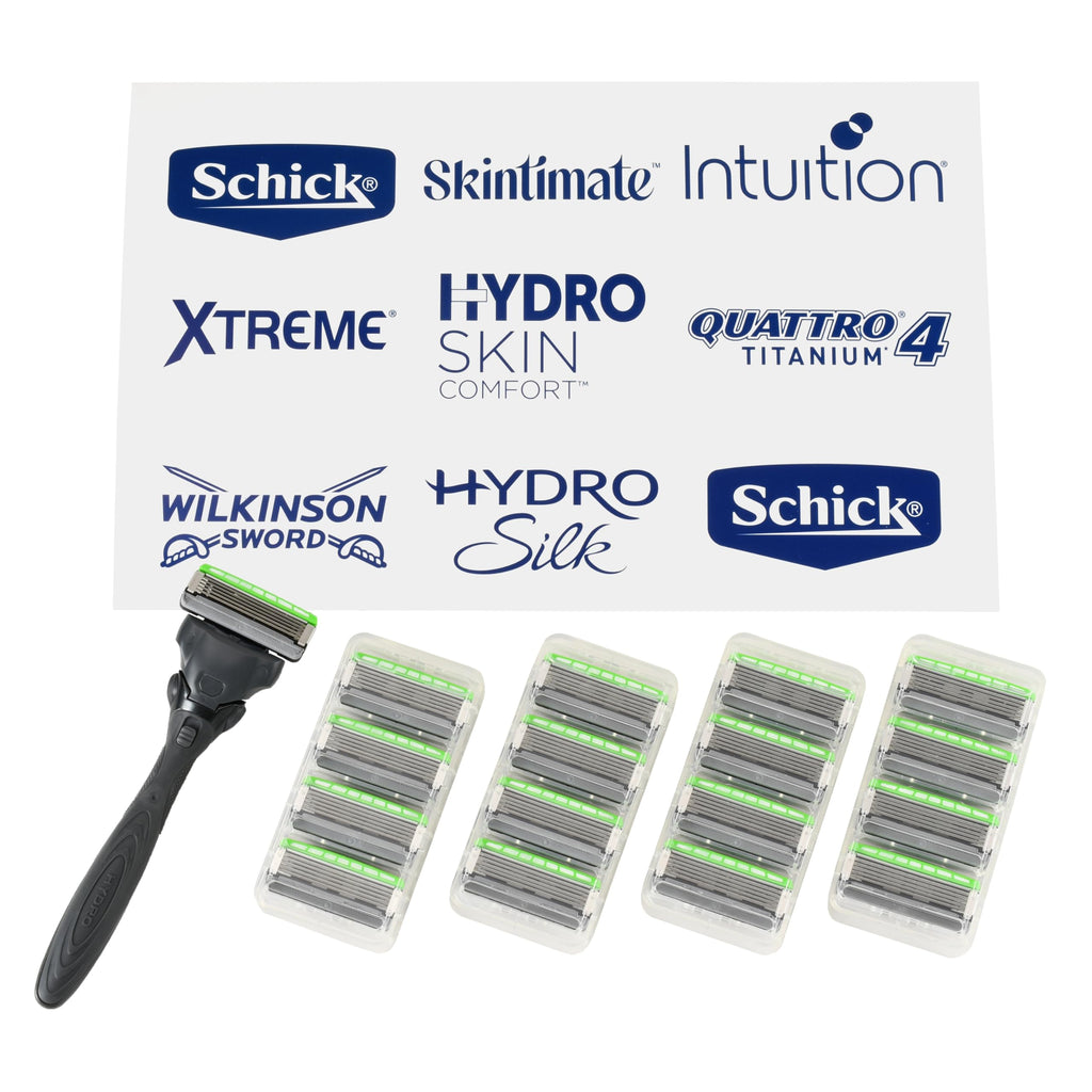 5-Blade Razors with 1 Handle & 17 Refills Q127193