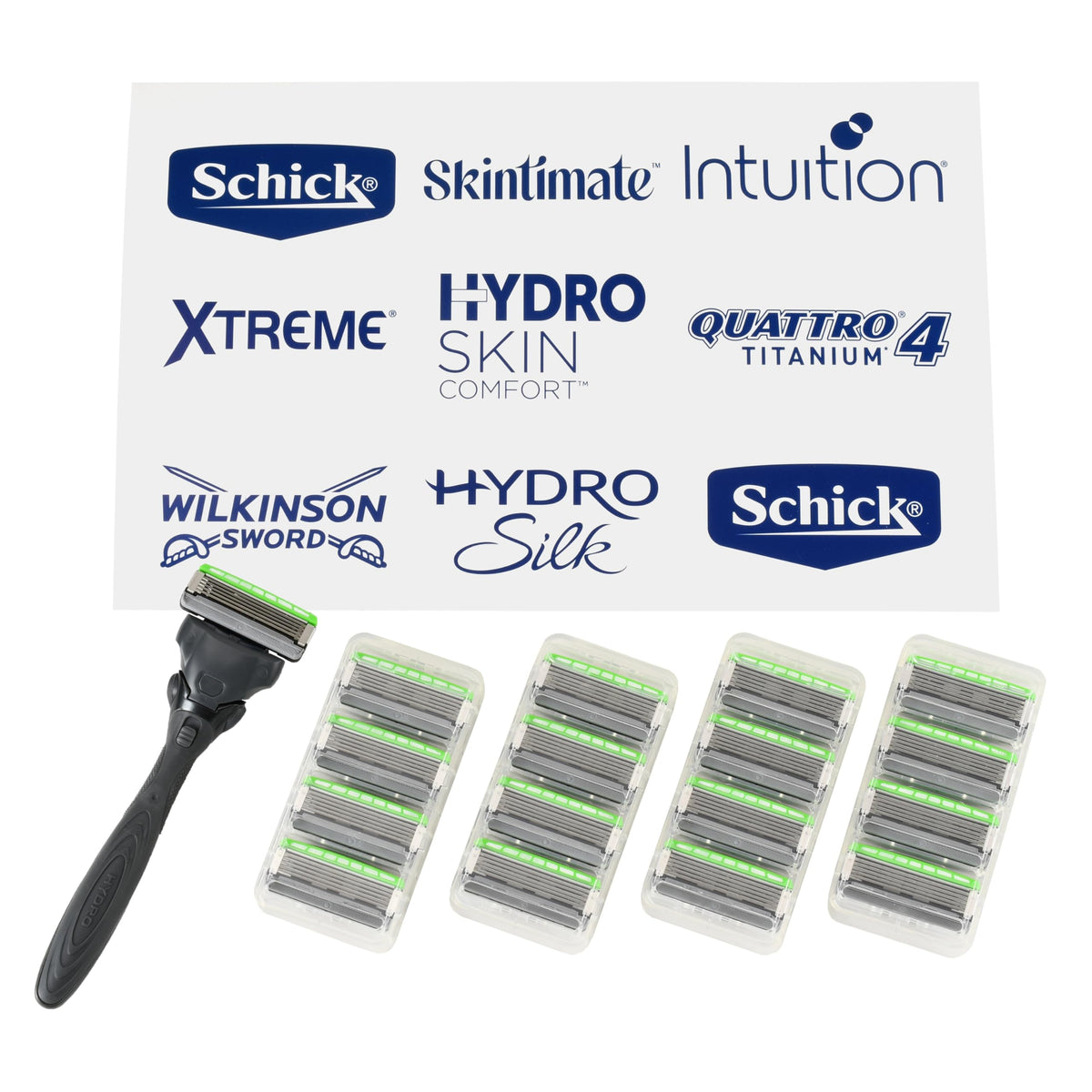 5-Blade Razors with 1 Handle & 17 Refills Q127193