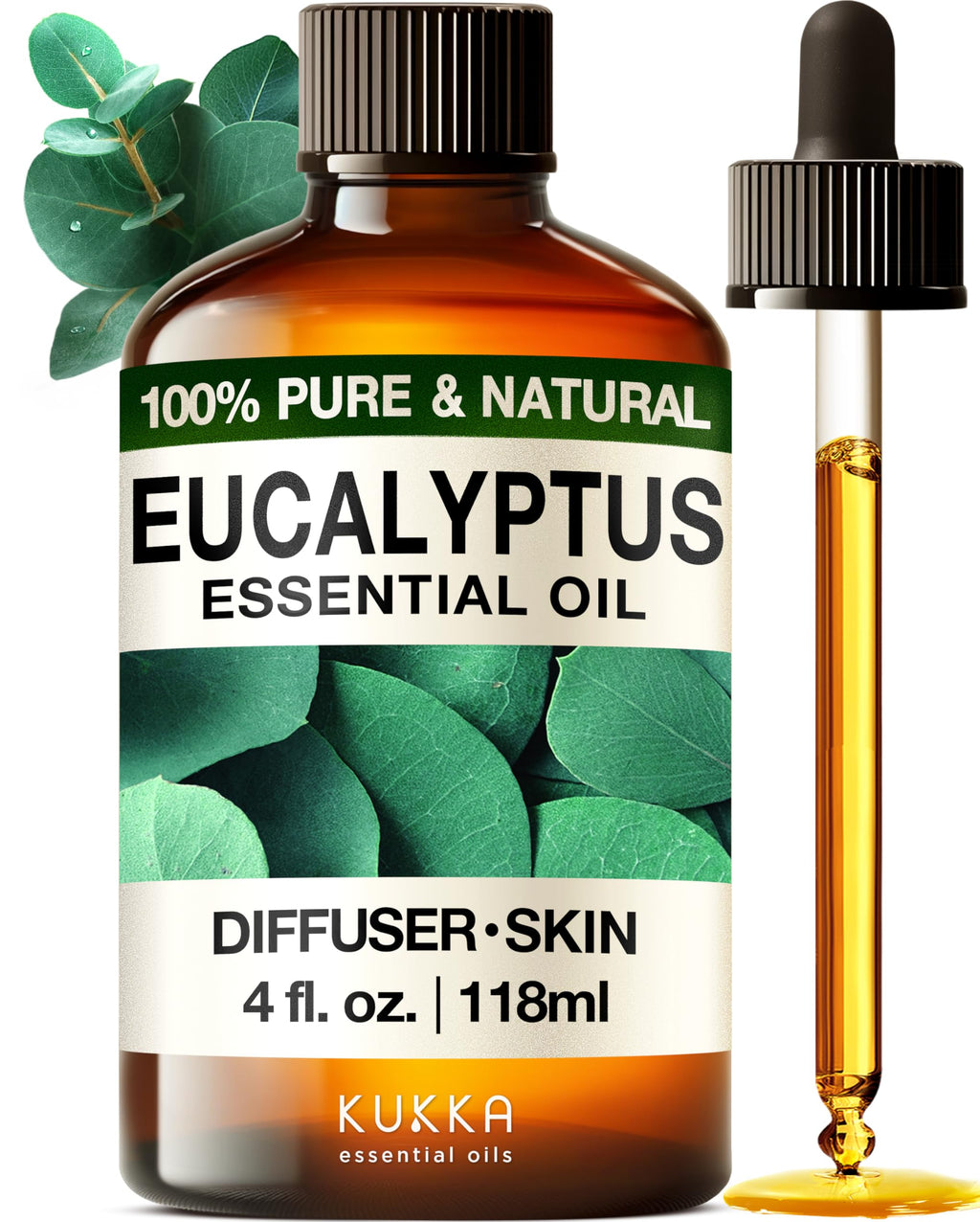 Lavender & Eucalyptus Essential Oil Set 2x4 fl oz Y210