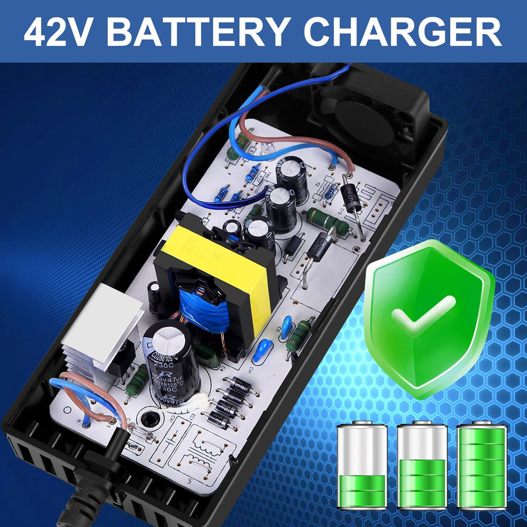 42V 2A Universal Pedicab Charger for 36V Lithium-ion Battery W87763