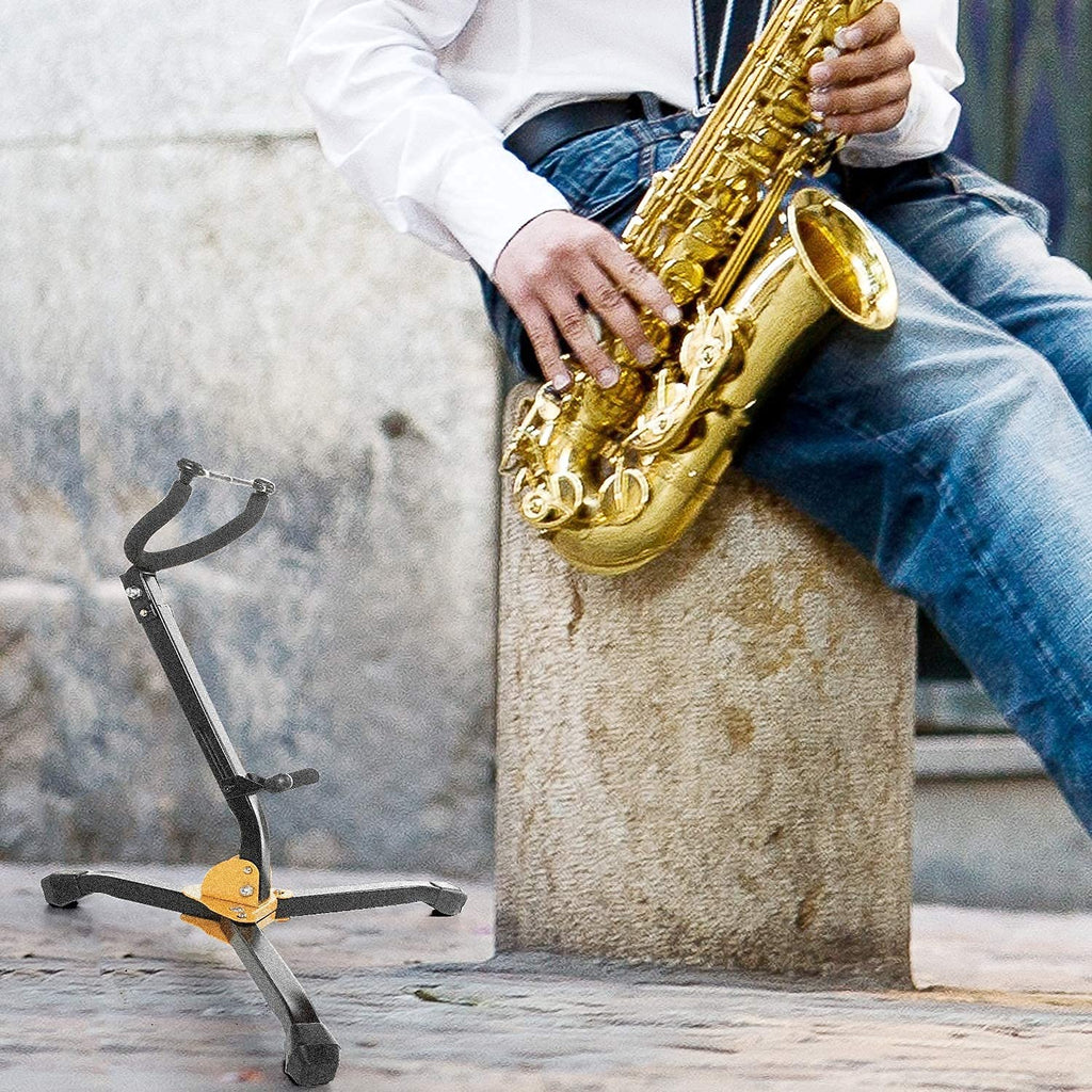 Folding Adjustable Metal Saxophone Stand O717