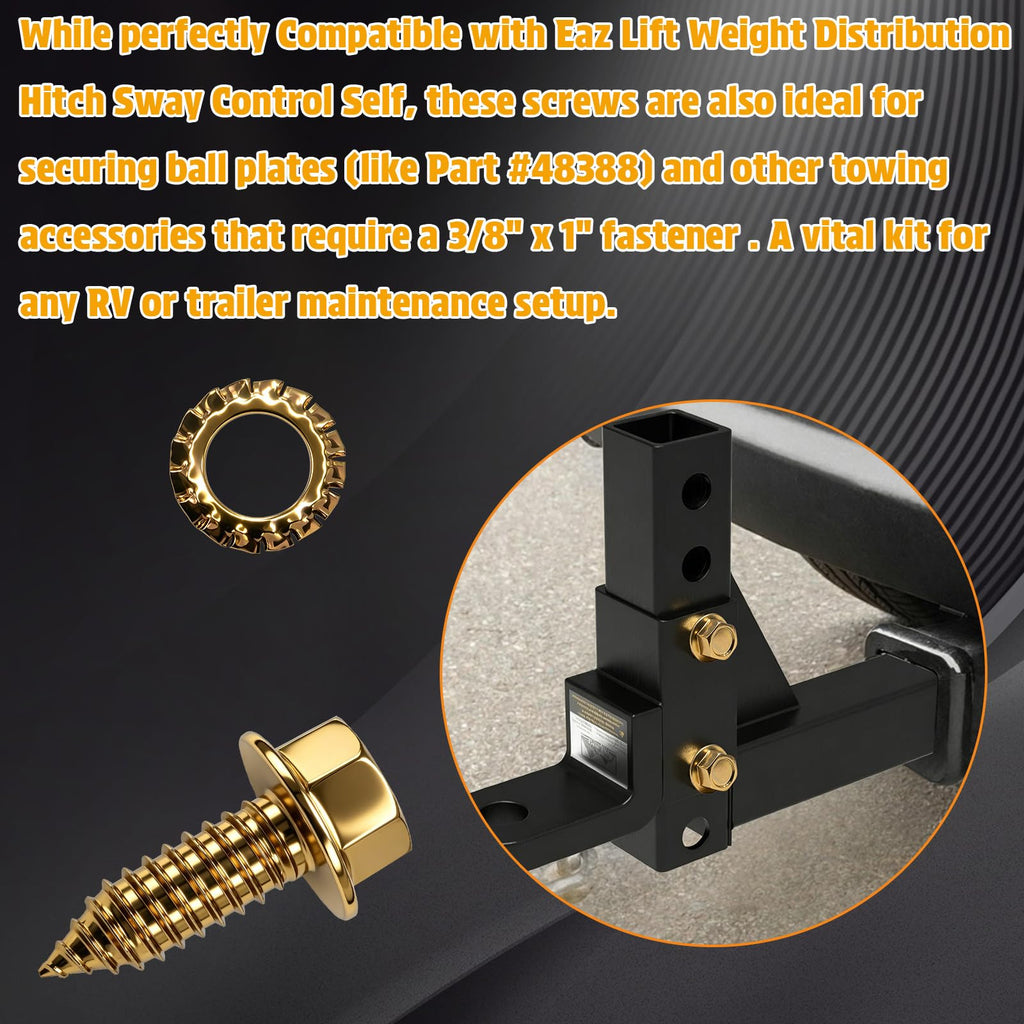 3/8 in x 1 in Self Tap Screw 6P V474