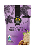 USDA Organic Sun Dried White Mulberries 8.8 Oz E67149