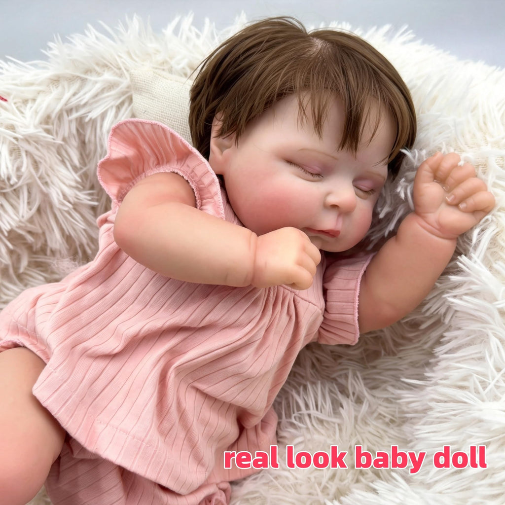 20 Inch Vinyl Silicone Reborn Baby Doll F5095