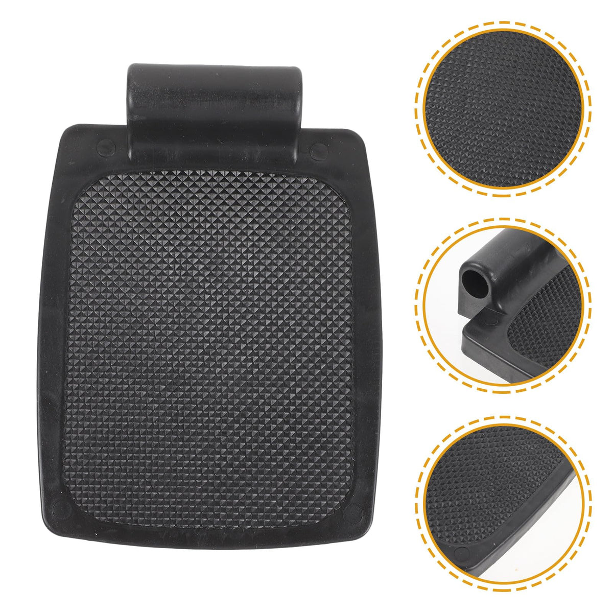 Heavy Duty Wheelchair Footplates Plastic Footrest Pair G93473