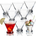 8 oz Stemless Martini Glasses Set of 8 Z194767