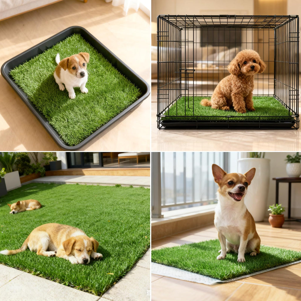 2 Pack 14 x 18 Inch Artificial Grass Dog Pee Pads G941