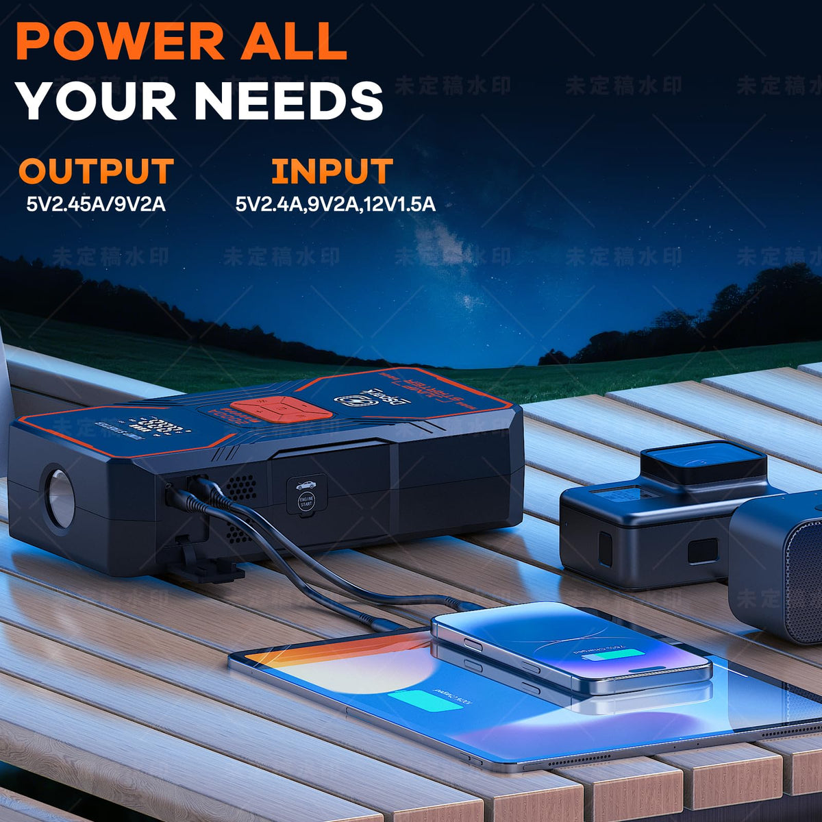 16000mAh 12V Jump Starter E72281