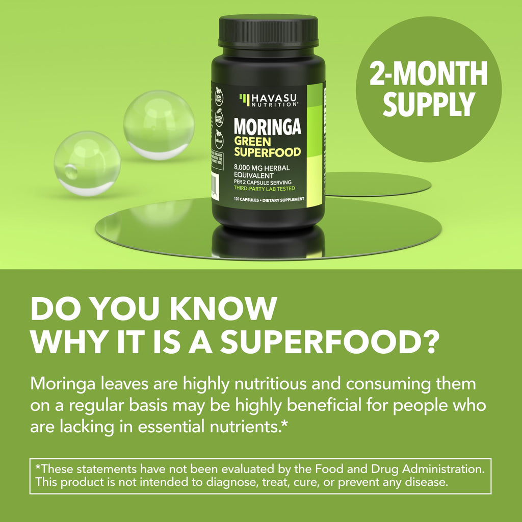 Moringa Capsules 800mg 120 Count I669