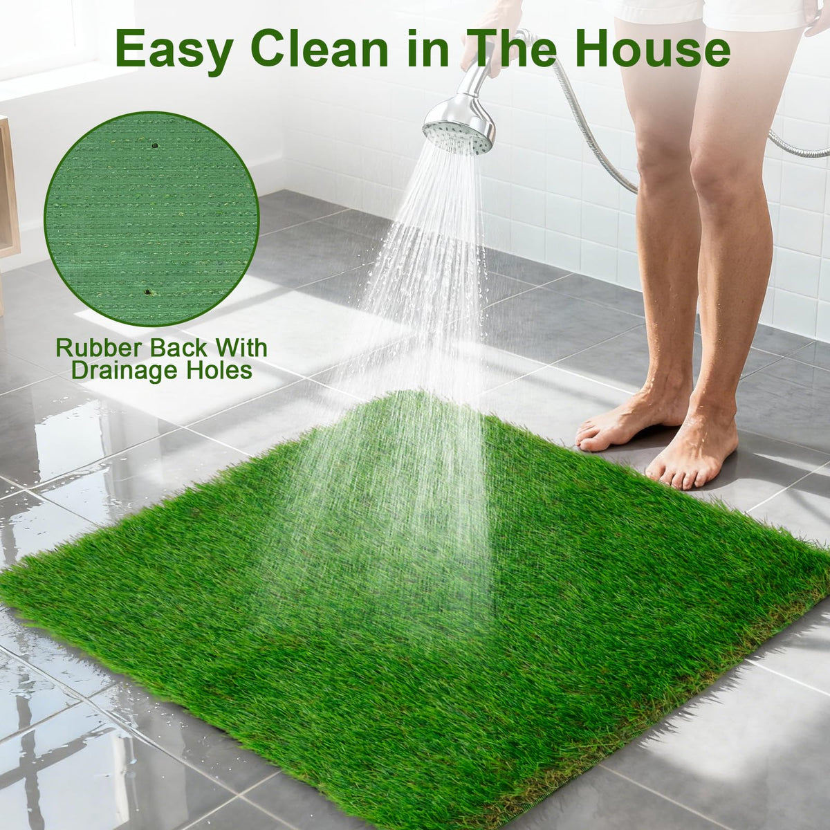 2 Pack 14 x 18 Inch Artificial Grass Dog Pee Pads G941