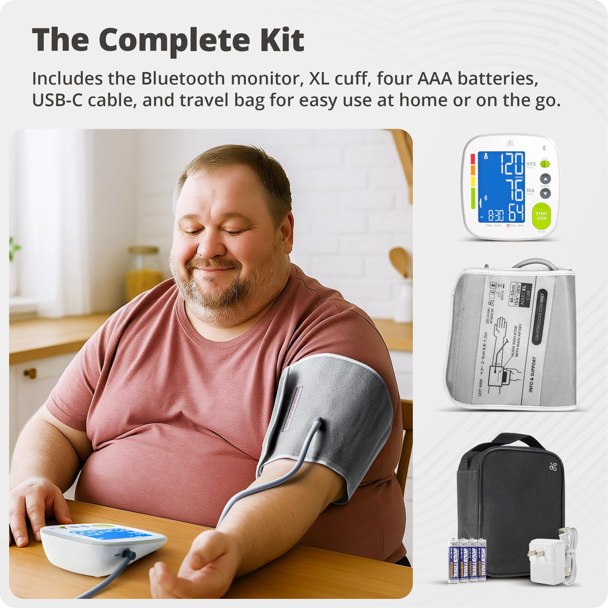 Blood Pressure Monitor XL Cuff D5591