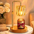 Candle Warmer Lamp Set with Scented Jar Candle & Timer Q472