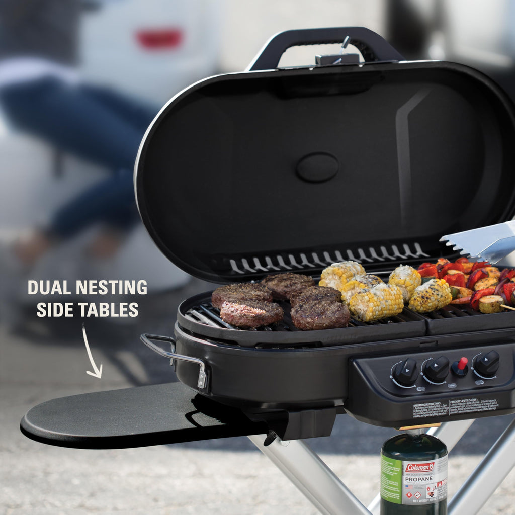 Portable Propane Grill, 3 Burners, Red W369