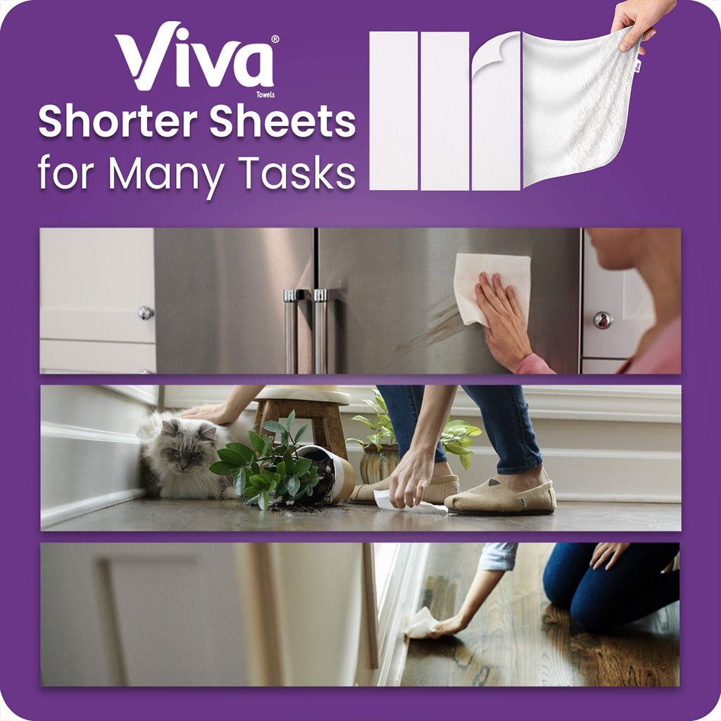 White Paper Towels, 6 Big Rolls X153715