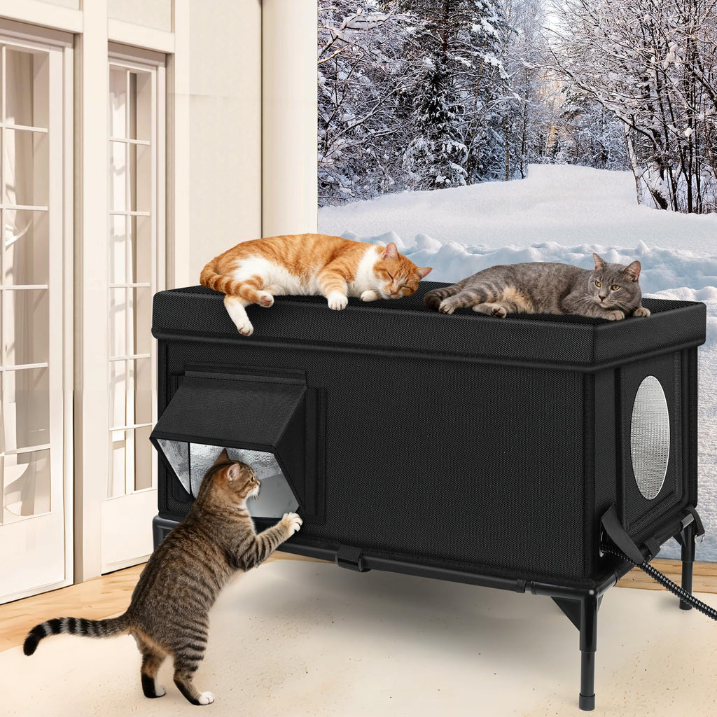 Insulated Heated Cat House Q215449