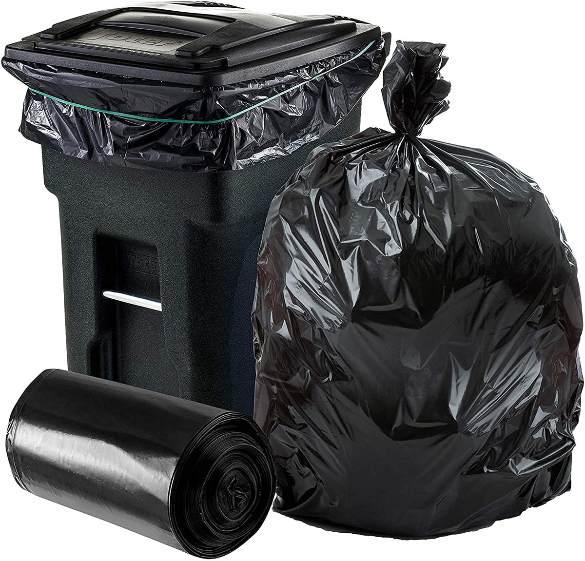 32 Gallon Heavy Duty Black Trash Bags 50 Count L560519