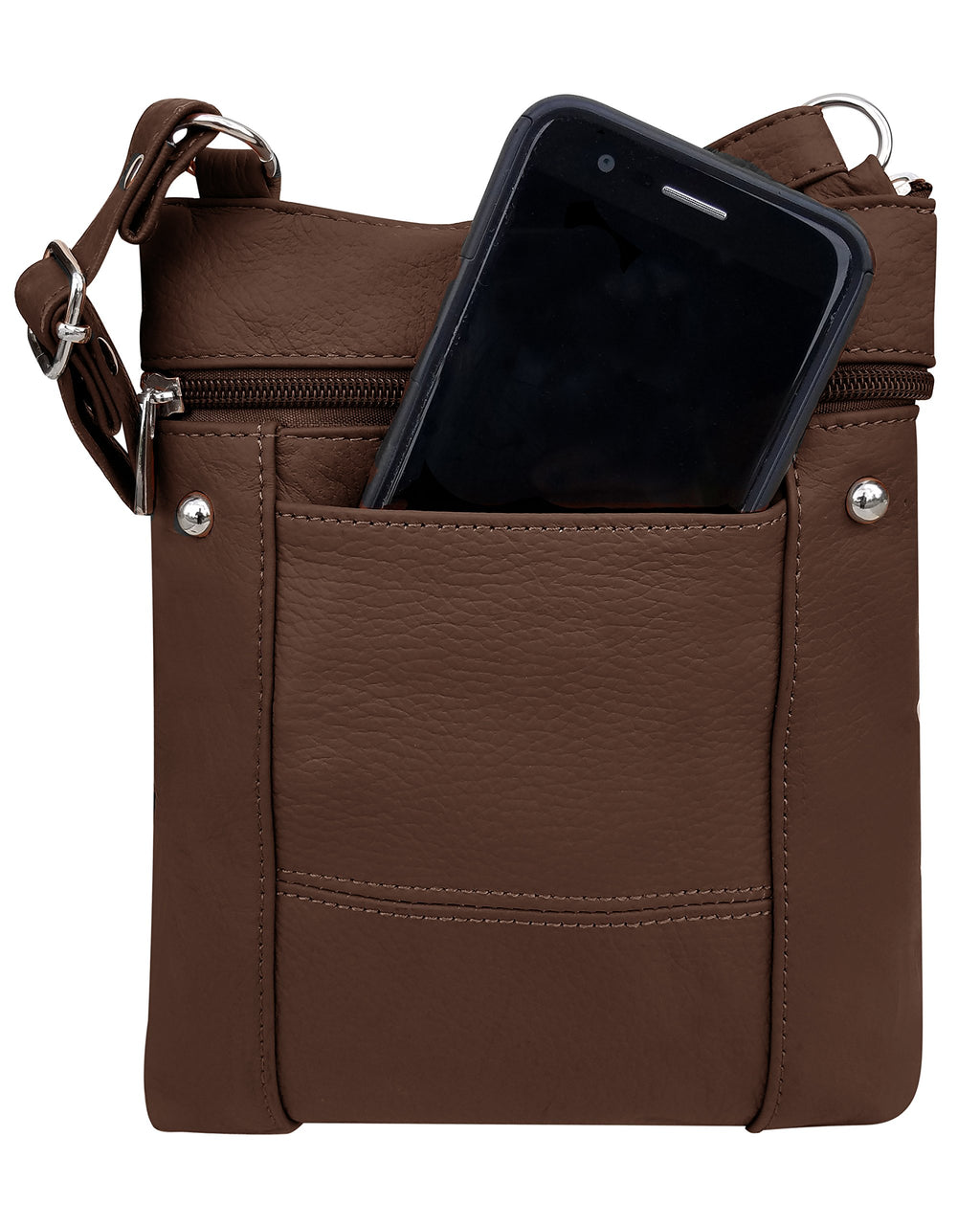 Brown Cross Body Purse Bag E754895