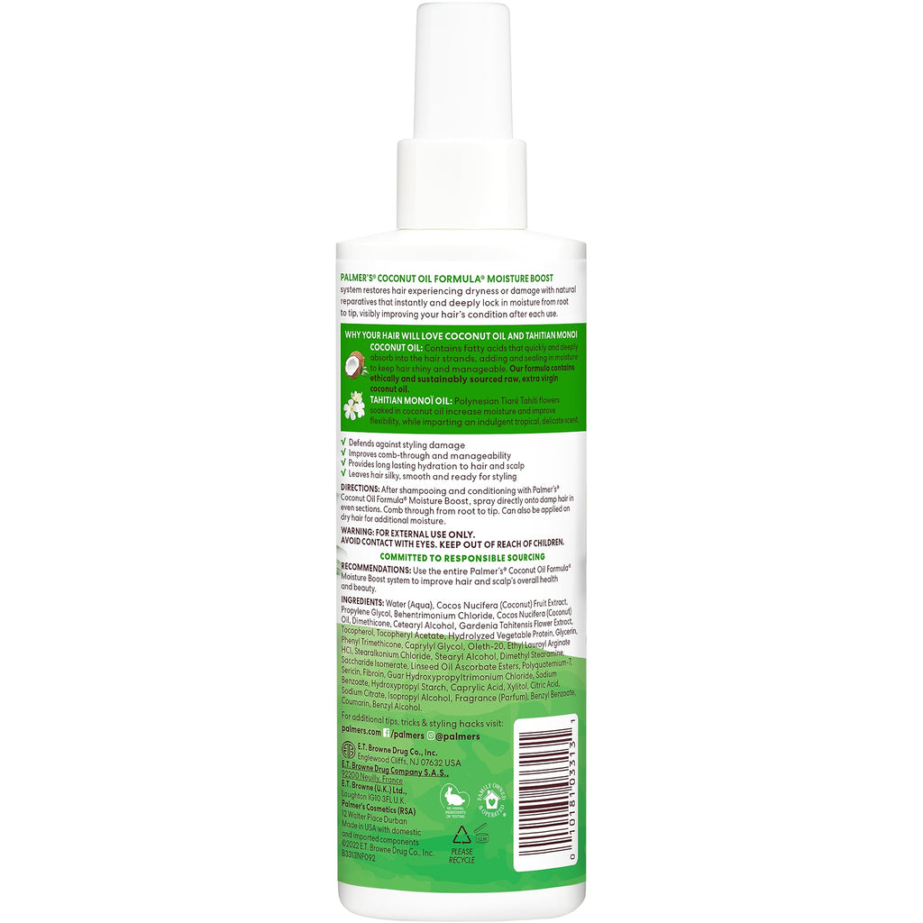 Coconut Oil Leave-In Conditioner Spray 8.5 Oz F42214