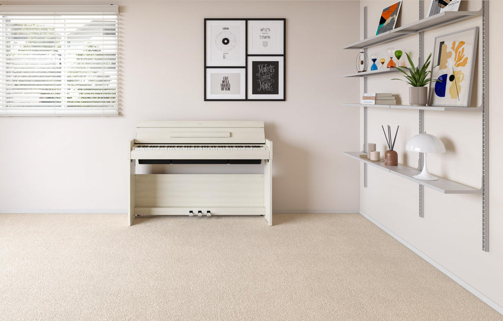 88-Key Weighted Digital Piano with 3-Pedal Unit in White Birch A183716