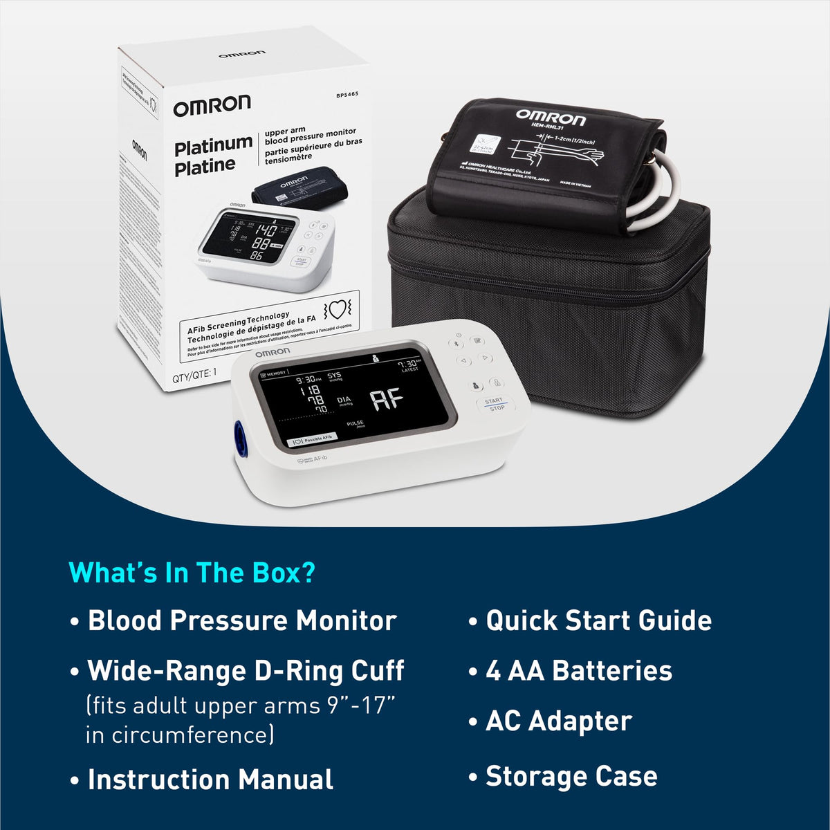 Blood Pressure Monitor & Upper Arm Cuff V425208