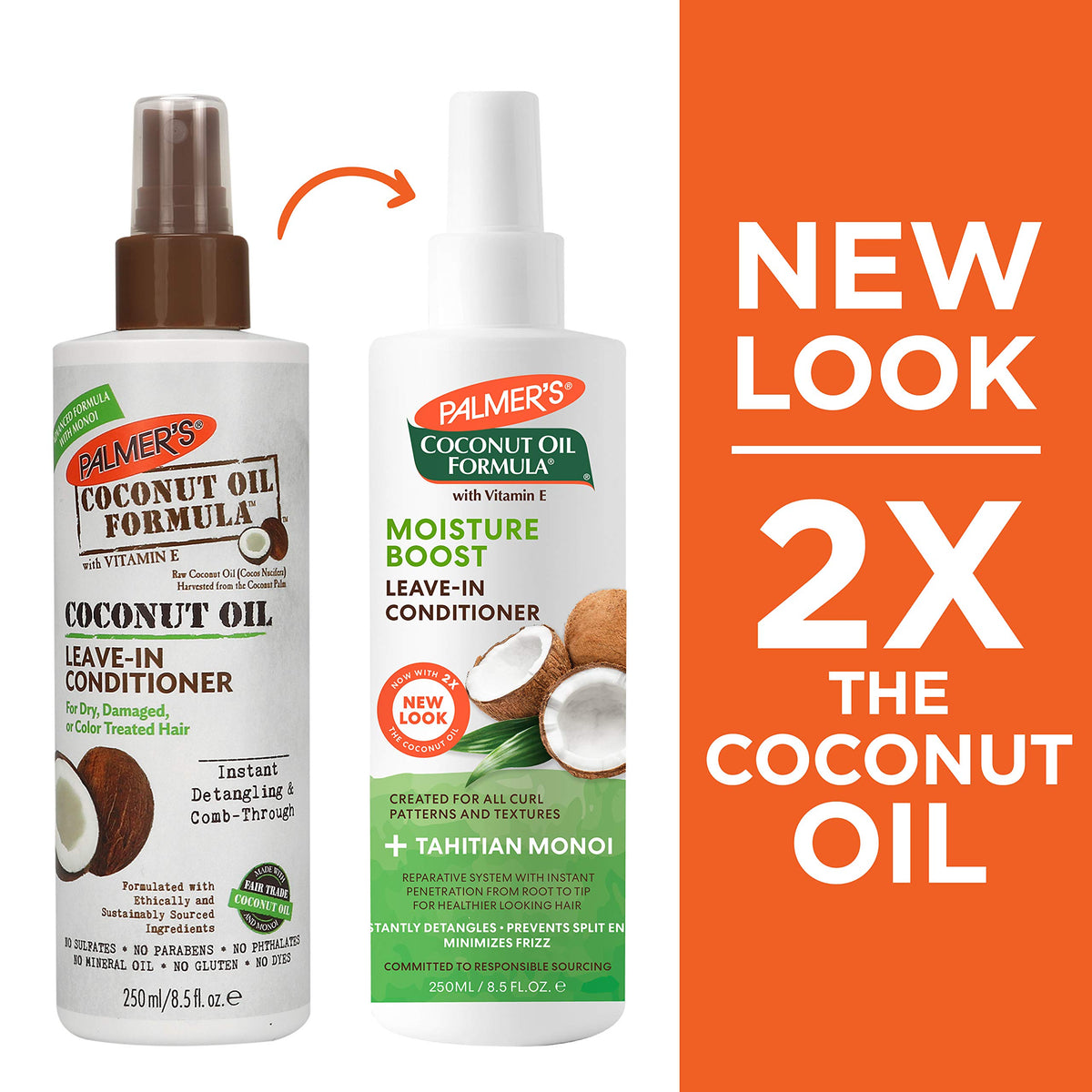 Coconut Oil Leave-In Conditioner Spray 8.5 Oz F42214