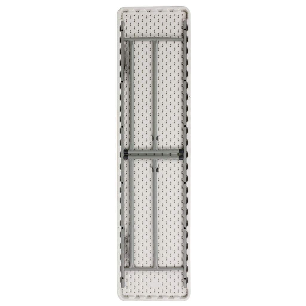 6-Foot White Plastic Folding Training Table P330969