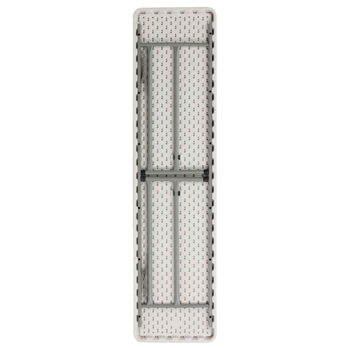 6-Foot White Plastic Folding Training Table P330969