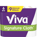 White Paper Towels, 6 Big Rolls X153715