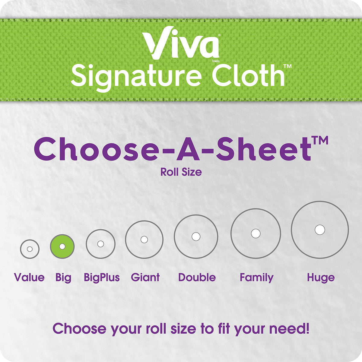 White Paper Towels, 6 Big Rolls X153715
