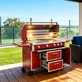 49" Propane Gas Grill, 304 Stainless Steel, 99K BTU, 828 Sq.In I5606