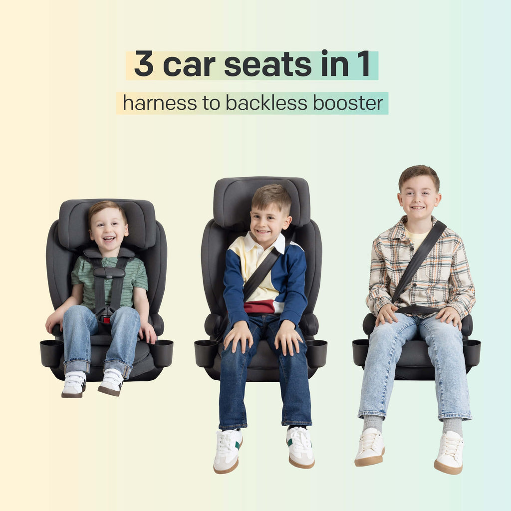 Harness Booster with Rigid Latch, 7-Position Footrest J121