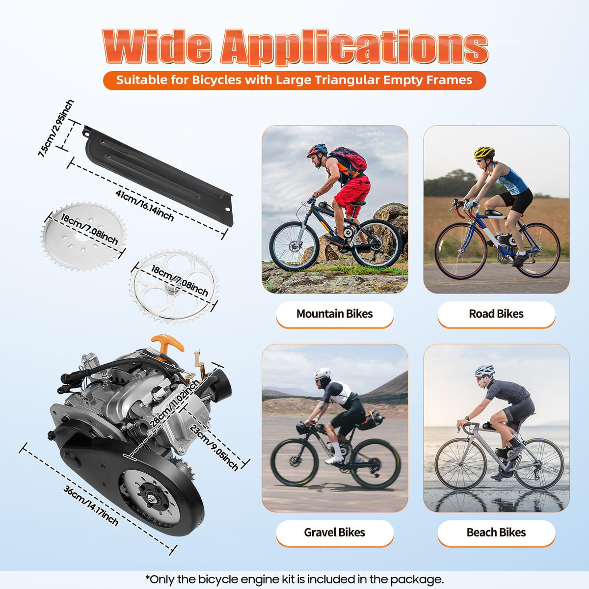 4-Stroke Bicycle Engine Kit T66668