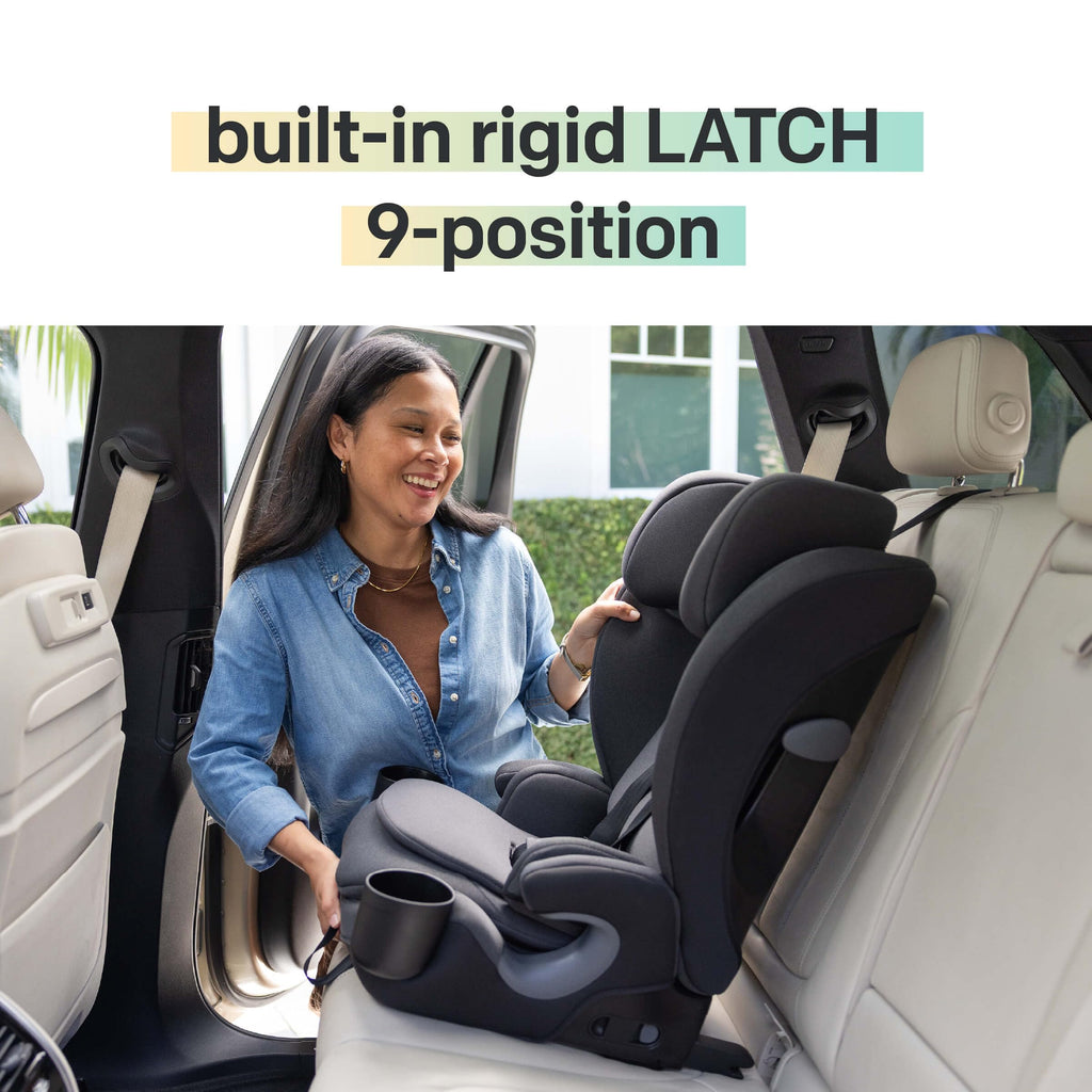 Harness Booster with Rigid Latch, 7-Position Footrest J121