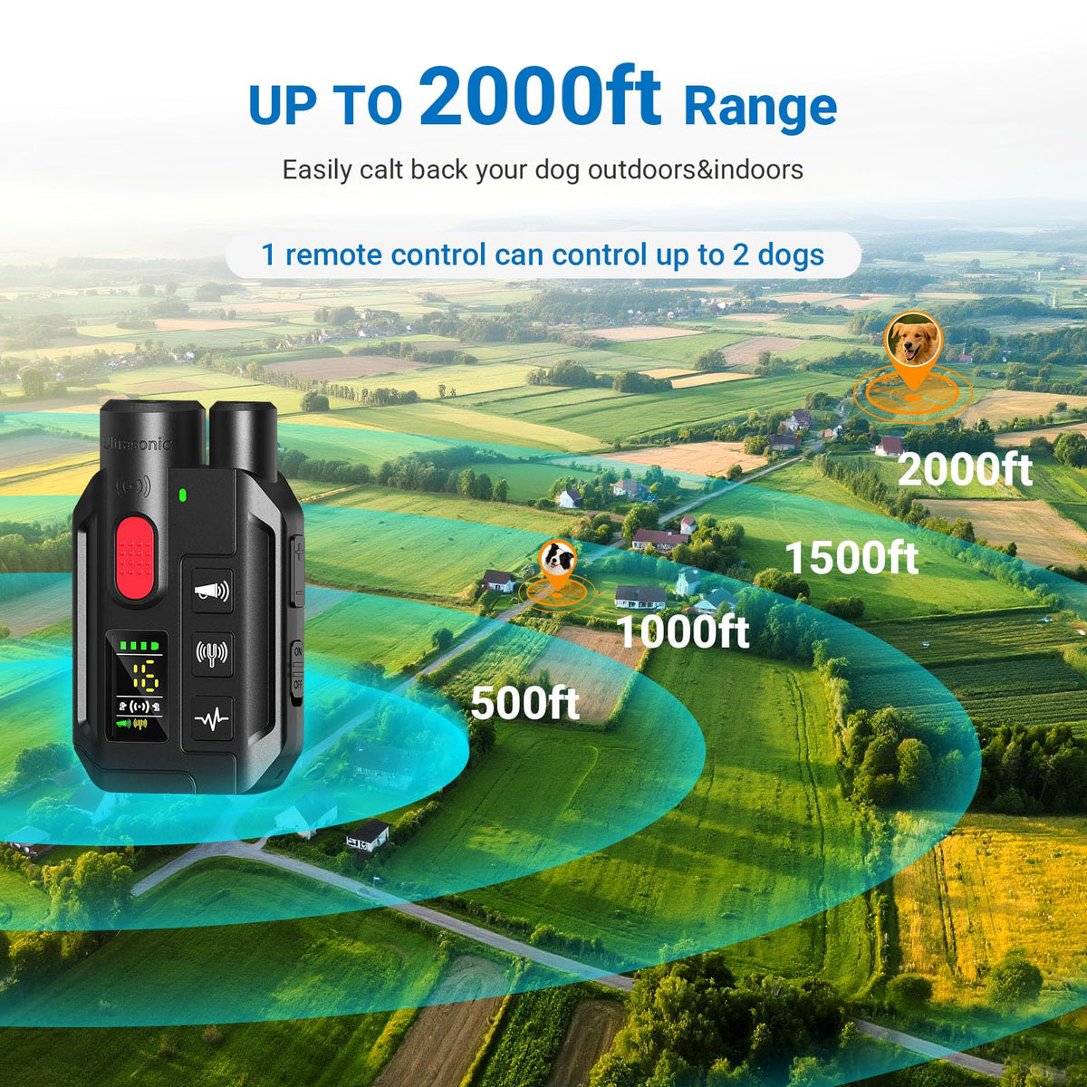 IP67 Waterproof Dog Training Collar with Remote Control L4875