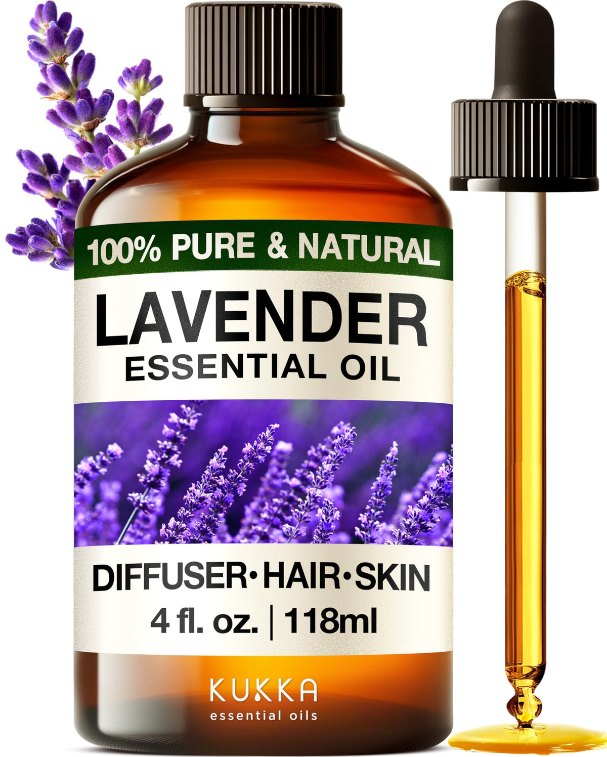 Lavender & Eucalyptus Essential Oil Set 2x4 fl oz Y210