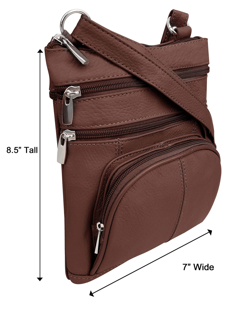 Brown Cross Body Purse Bag E754895