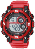 Digital Chronograph Resin Strap Watch Y43551