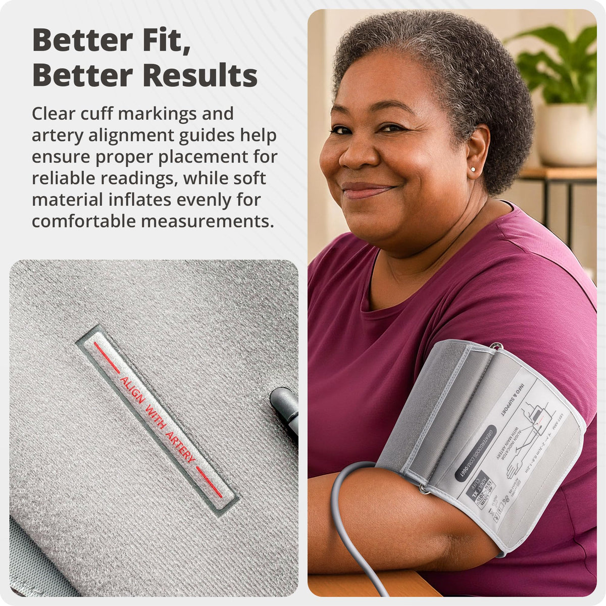 Blood Pressure Monitor XL Cuff D5591