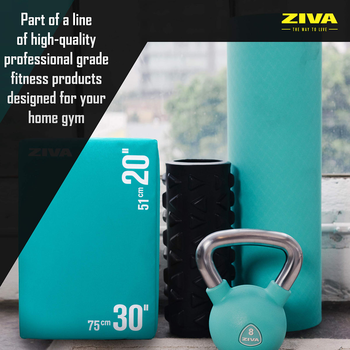 3-in-1 Plyo Box with Non-Slip PVC Cover 20x24x30" Z9560